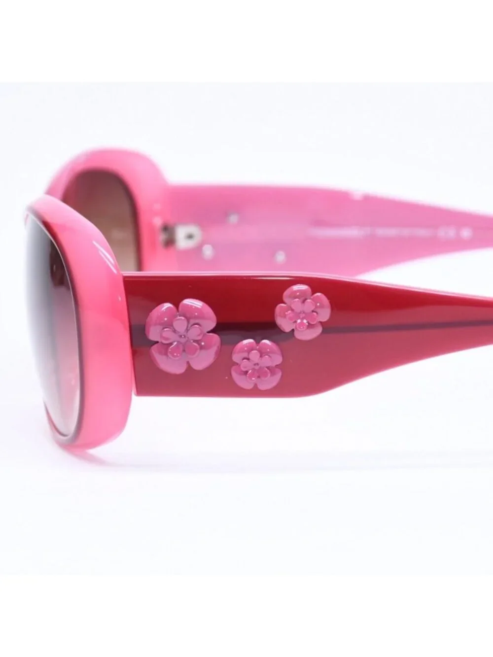 Chanel Sunglasses Eyewear CC Logo Camellia Pink